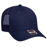 OTTO CAP 83-473 6-Panel Low-Profile Mesh Trucker Hat - Iris DTF 