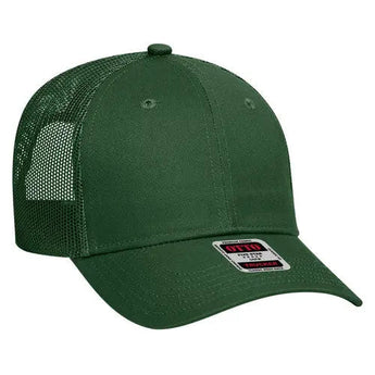 OTTO CAP 83-473 6-Panel Low-Profile Mesh Trucker Hat - Iris DTF 