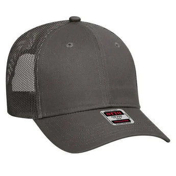 OTTO CAP 83-473 6-Panel Low-Profile Mesh Trucker Hat - Iris DTF 