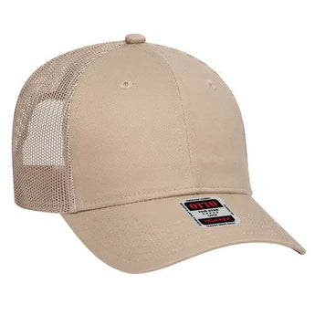 OTTO CAP 83-473 6-Panel Low-Profile Mesh Trucker Hat - Iris DTF 