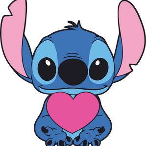 Lilo and Stitch Valentine's Day Heart Design | Iris DTF
