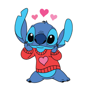 Lilo And Stitch Love Me Design - DTF Ready To Press
