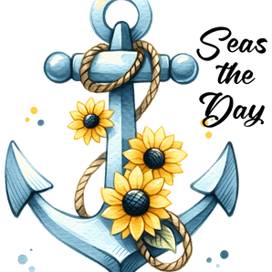 Seas The Day Summer Design - DTF Ready To Press