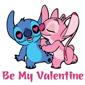 Lilo and Stitch Be My Valentine Design | Iris DTF