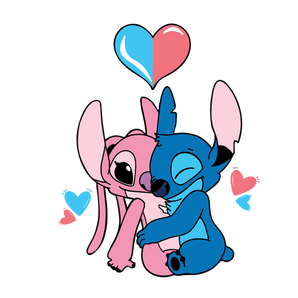 Disney Lilo and Stitch Valentine Design | Iris DTF