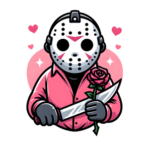 Jason Voorhees Couple Rose Design | Iris DTF