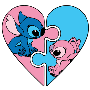 Disney Lilo and Stitch Couple Design | Iris DTF