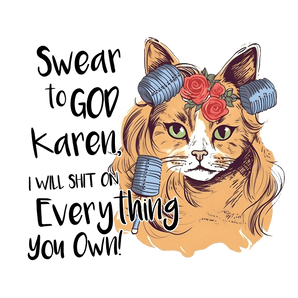 Sassy Cat  Design - DTF Ready To Press