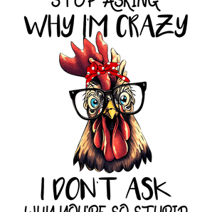 Funny Rooster Design DTF-Ready to Press (V1) | Iris DTF