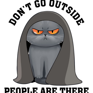 Funny Cat Design DTF-Ready to Press (V2) | Iris DTF