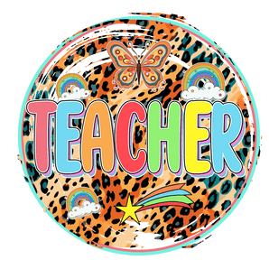 Colorful Teacher Design DTF-Ready to Press | Iris DTF