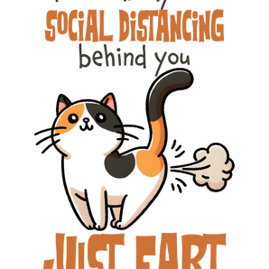 Farting Cat Design - DTF Ready To Press