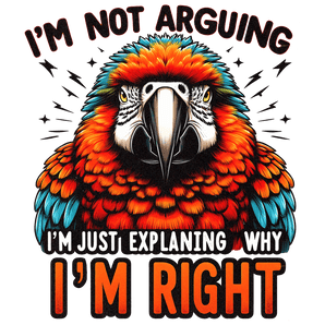 Sarcastic Parrot Design - DTF Ready To Press