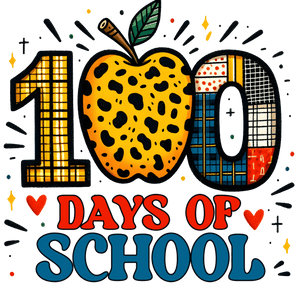 Cool 100 Days Of School Design - DTF Ready To Press