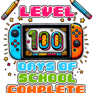 Level 100 Days of School Complete Design | Iris DTF