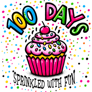 100 Days Sprinkled with Fun Design | Iris DTF