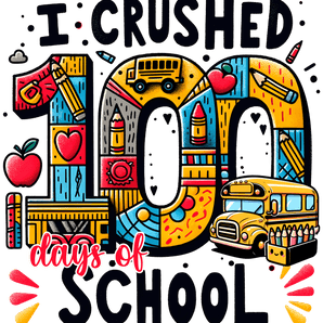 I Crushed 100 Days of School Design | Iris DTF