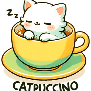 Catpuccino Design DTF-Ready to Press (V1) | Iris DTF