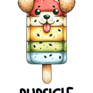 Pupsicle Design - DTF Ready To Press