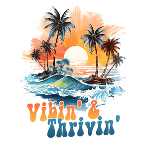 Vacation Vibes Design - DTF Ready To Press