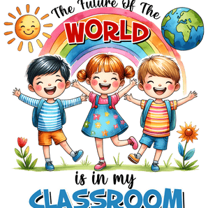 Future of the World - Teacher Day Design | Iris DTF