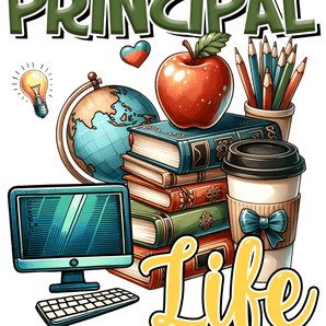 Principal Life Teacher Design - DTF Ready To Press