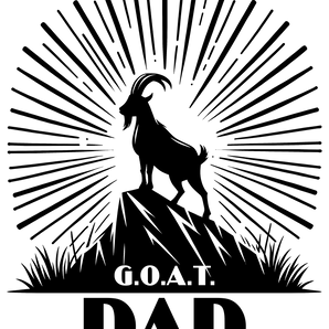 GOAT Dad Design - DTF Ready To Press