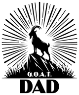 GOAT Dad Design - DTF Ready To Press