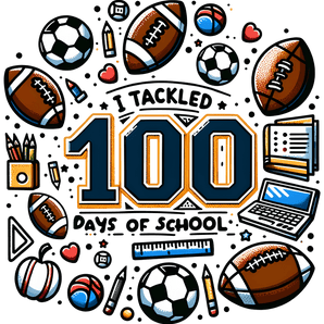 I Tackled 100 Days of School Sport Lover | Iris DTF