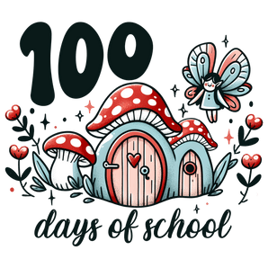 100 Days of School Fairy Tales Design | Iris DTF