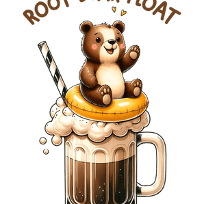 Root Bear Float Design - DTF Ready To Press
