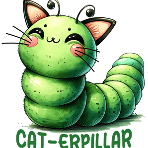 Cat-erpillar Design - DTF Ready To Press