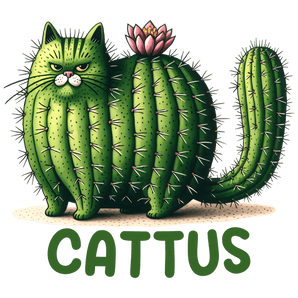 Cattus Cute Cat Design - DTF Ready To Press