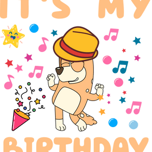 It's My Birthday Bingo Design - DTF Ready To Press
