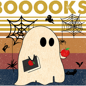 Halloween Book Design - DTF Ready To Press