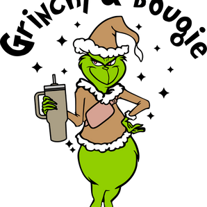 Grinchy Bougie Christmas Ready to Press (V2) | Iris DTF