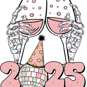 Happy New Year 2025 Christmas DTF-Ready | Iris DTF