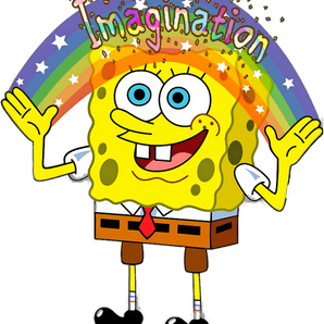 Imagination Sponge Bob Cartoon Design | Iris DTF