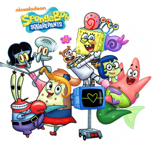 SpongeBob SquarePants Cartoon Design DTF Ready | Iris DTF