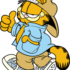 Garfield Cartoon Design - DTF Ready To Press