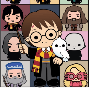 Hogwarts Eras Tour Harry Potter Cartoon Design | Iris DTF