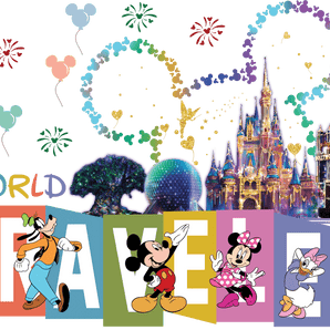 World Disney Traveler Design - DTF Ready To Press