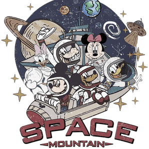 Disney Space Mountain Minnie Design | Iris DTF