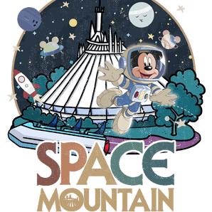 Disney Astronaut Mickey Space Mountain Design | Iris DTF