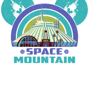 Disneyland Mickey Space Mountain Design | Iris DTF