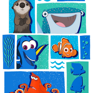 Disney Family Finding Dory Design - DTF Ready To Press