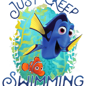 Finding Nemo Just Keep Swimming Design | Iris DTF