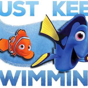 Finding Nemo Just Keep Swimming DTF Ready | Iris DTF