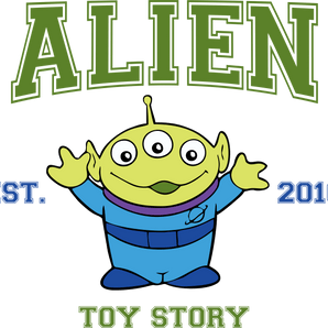 Disney Toy Story Alien Design - DTF Ready To Press