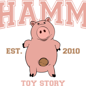 Disney Toy Story Hamm Design - DTF Ready To Press